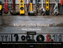 Tablet Screenshot of mecanizadosbizkaia.com
